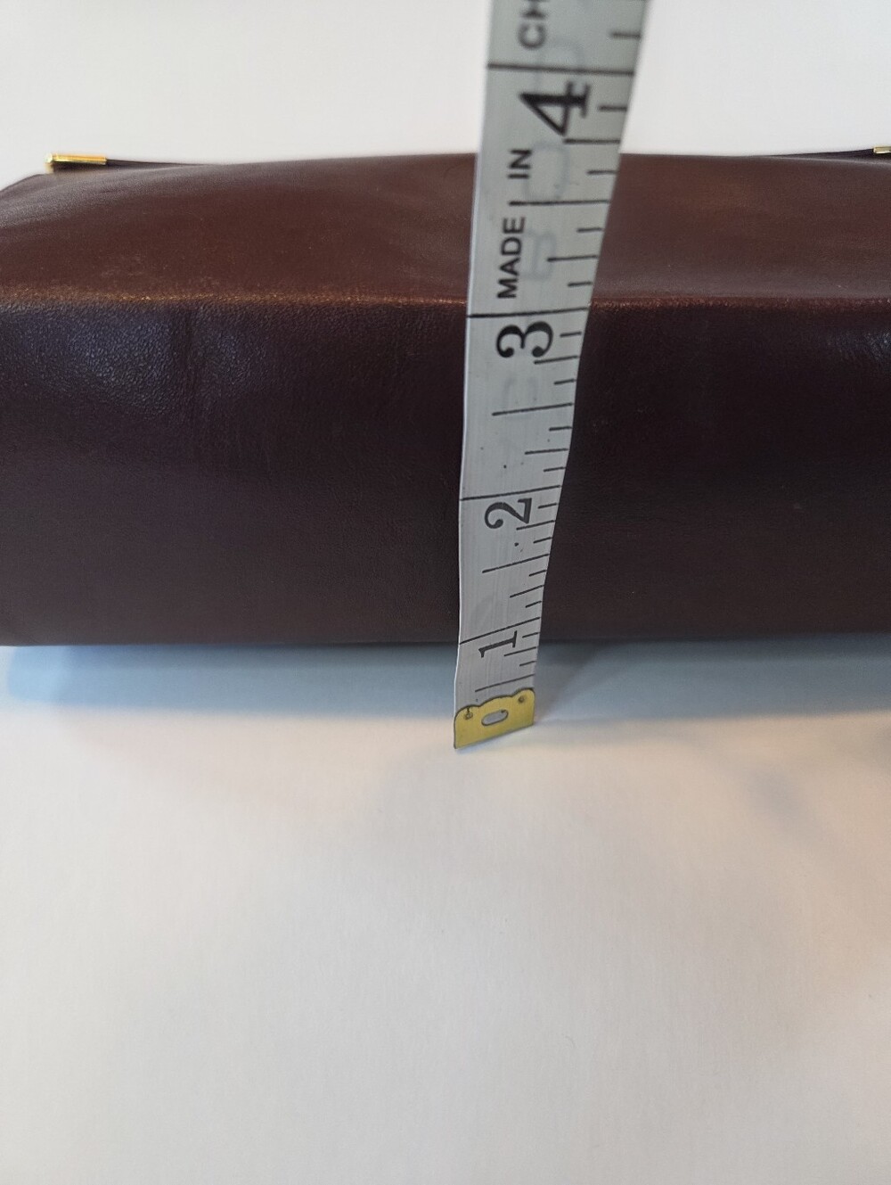 Cartier Must De Cartier Burgundy Leather Chain Pouch with Gold Trim Modified-COA - Picture 7 of 11